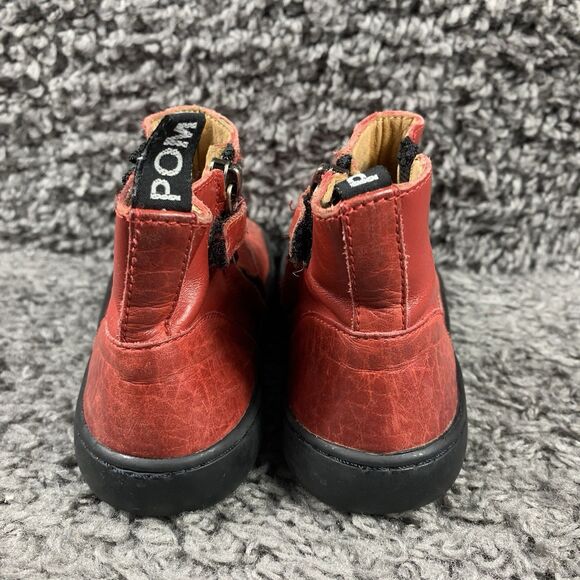 Pom d’Api Red Leather Boot Euro Sz 27 US 10 - Picture 2 of 8